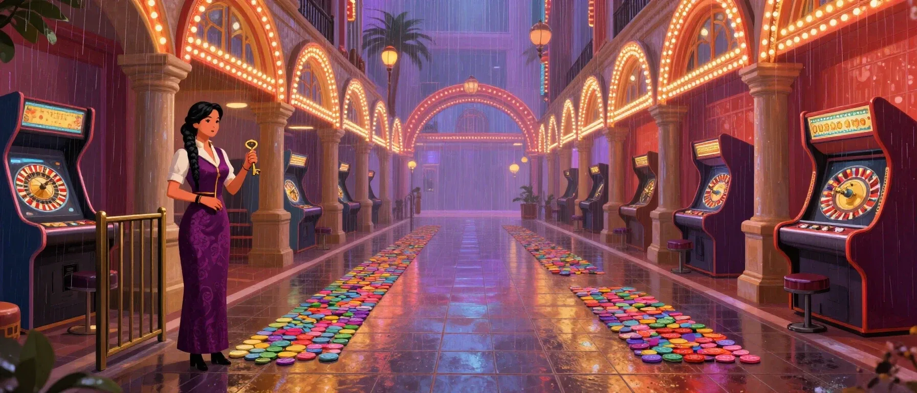 Libra Spins Casino registration shown with a key and open gate